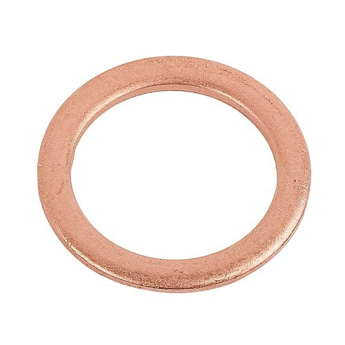  Guarnizione piatta in rame per il tappo di scarico del cambio per Renault 4L - 16x22 mm - RT40340 