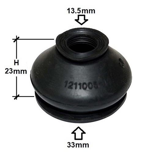  Soufflet de rotule de suspension pour Renault 4 (10/1961-12/1993) - RT50074 