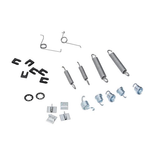 Complete front jaw fixing kit for Renault 4 with BENDIX drums (04/1968-07/1986) - 228 mm