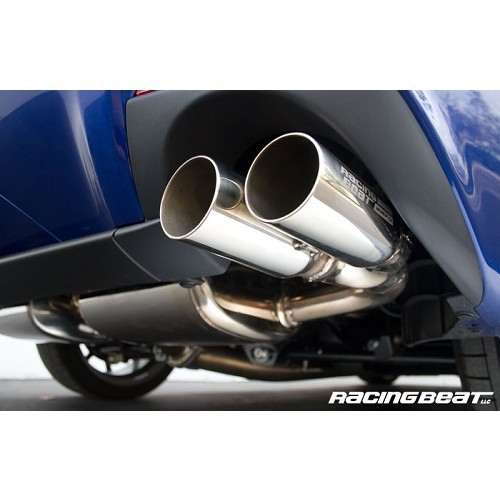 Acero inoxidable RACING BEAT line 4 salidas para Mazda RX8 R3 (2009-2012) - RX01426