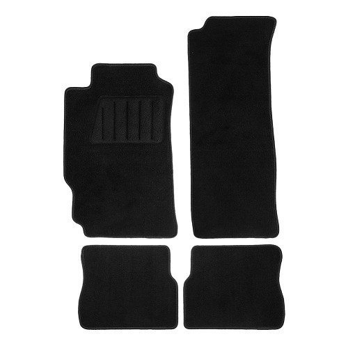  Velvet floor mats for Mazda RX8 LHD - Black - RX02130 