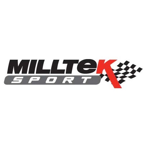  MILLTEK SSXAU002 : Ligne d'échappement complète après catalyseur - Avec silencieux Intermediaire. Montage Catalyseur OEM pour Audi RS4 B5 V6 Bi-Turbo break 2000 - 2002 - SSXAU002 