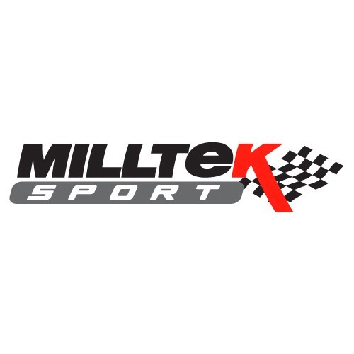 MILLTEK SSXAU200: Turbo downpipe met Sport Hi-Flow katalysator voor 2007 Audi S3 2.0 T Quattro 3-Deurs en - SSXAU200
