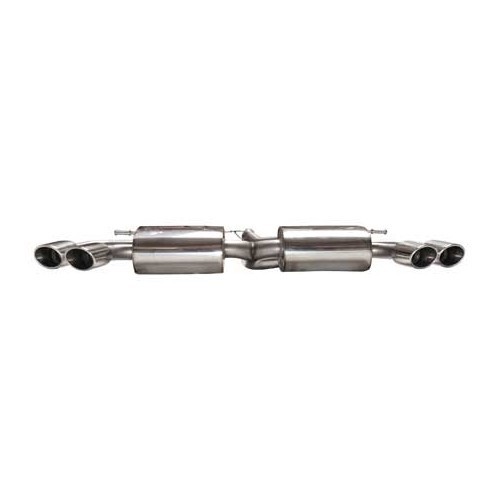  MILLTEK SSXAU201: Full exhaust line after catalytic converter - without intermediate silencer for Audi TT Mk2 TTS Quattro 2008 - - SSXAU201-3 