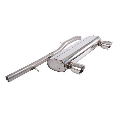 MILLTEK SSXAU237: Full exhaust line after catalytic converter - Without intermediate silencer for Audi TT 180/225 Quattro Coupe and Roadster 1998 - - SSXAU237