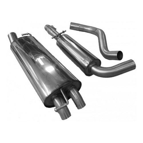  MILLTEK SSXVW046: Sistema di scarico completo dopo il catalizzatore intermedio diretto per Audi A3 2.0T FSI Quattro Sportback 2004 - - SSXVW046 