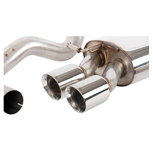 MILLTEK SSXVW052 : Línea de tubo de escape completa tras catalizador intermedio directo , sin silenciador para Audi A3 1.9 TDi 90 / 100 / 110 / 130 CV 1996 -> - SSXVW052