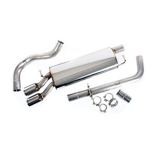 MILLTEK SSXVW052: Full exhaust line after direct intermediary catalytic converter, without silencer for Audi A3 1.9 TDi 90/100/110/130 bhp 1996 -> - SSXVW052