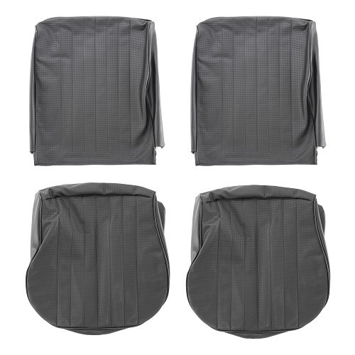  Capas de assento TMI pretas (01) para VW Type 3 Notchback / Fastback 65-67 - T300001 