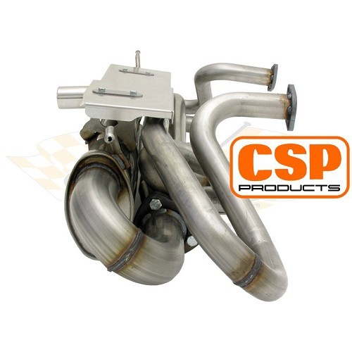 Auspuff CSP PYTHON Inox 38 mm für Typ 3 - T3C20311