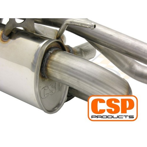 CSP PYTHON roestvrij stalen uitlaat 42 mm voor Type 3 - T3C20312