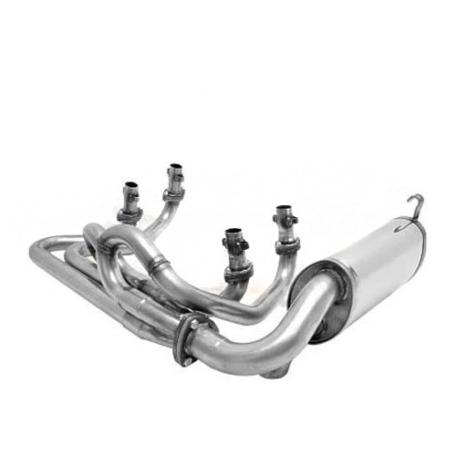  Échappement Inox CSP Python pour moteur T4 ->78 dans Cox, tubes 48 mm - T4C20404 