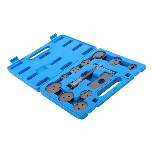 Piston rewind tool kit TOOLATELIER with adaptors for different makes 12 pieces - TA00019