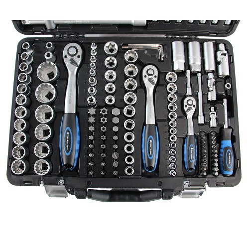 12-sided ratchets and sockets TOOLATELIER 171-piece tool set - TA00052