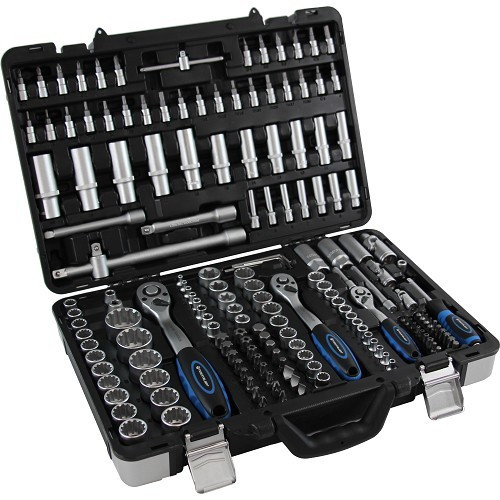  Coffret outillage cliquets et douilles 12 pans TOOLATELIER 171 pièces - TA00052 