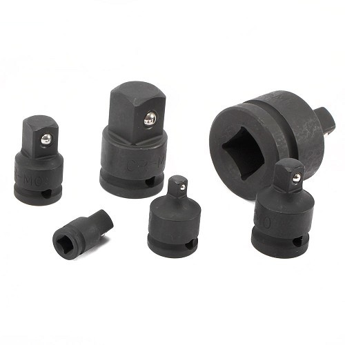 Set of 6 impact wrench adaptors/reducers TOOLATELIER