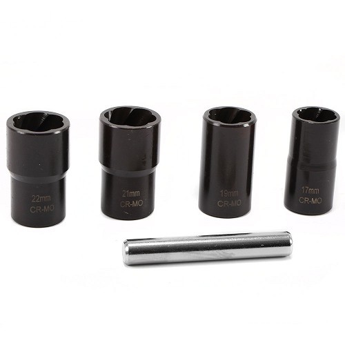  Sockets for damaged TOOLATELIER nuts, 1/2" square - TA00102 