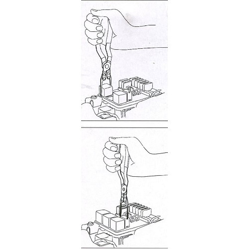 Alicate para extracção de relés eléctricos TOOLATELIER - TA00260