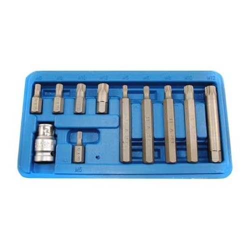  Brocas de 12 canais XZN TOOLATELIER tipo "M", M5 a M12 - TA00327 