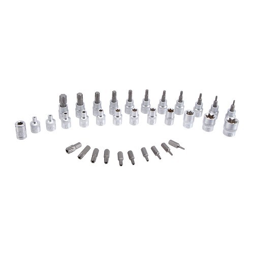 Male Torx star sockets and bits  - TA00338