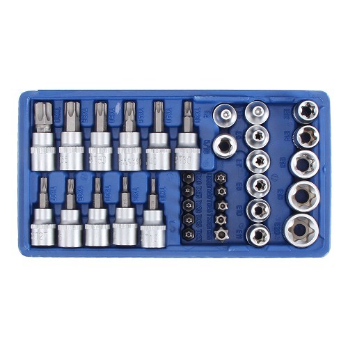 Male Torx star sockets and bits 