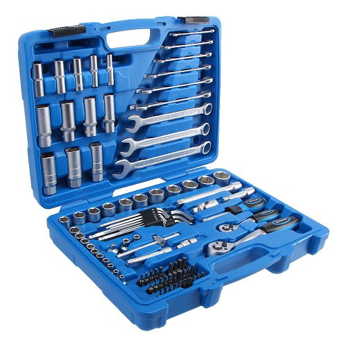  92-piece Socket Set, 1/4" + 3/8", in INCH TOOLATELIER - TA00389 