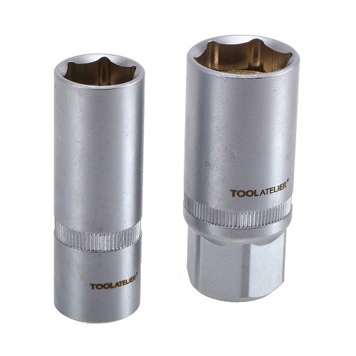 Steckschlüsseleinsätze für TOOLATELIER-Kerzen 16 und 21 mm