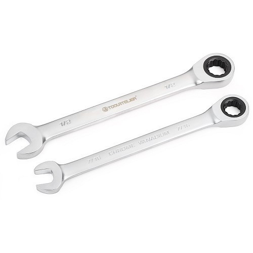 TOOLATELIER ratcheting combination wrenches - sizes in inches - TA00403