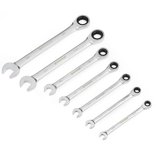 TOOLATELIER ratcheting combination wrenches - sizes in inches