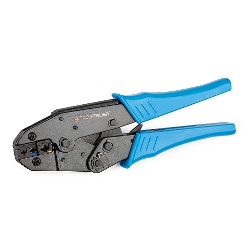 TOOLATELIER ratchet crimping tool for cable cross-sections from 0.5 to 6 mm2