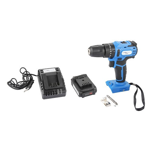  TOOLATELIER 20V cordless hammer drill 1450rpm with battery and charger - TA00514 