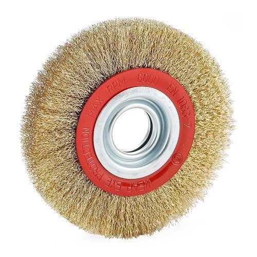 Brosse circulaire métallique - 150 mm x 32 mm - TB00109