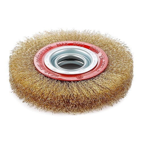 Brosse circulaire métallique - 150 mm x 32 mm - TB00109