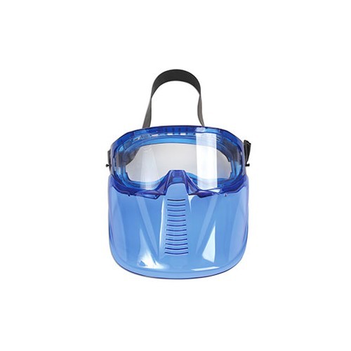 Safety goggles with detachable mask