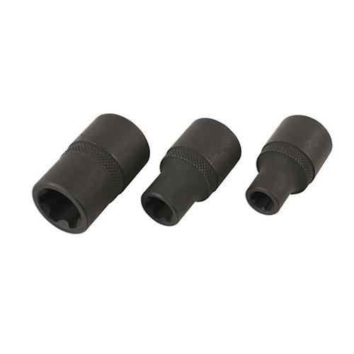 Set of 3 Ribe-type sockets - TB00225
