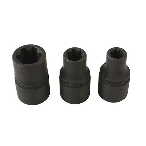 Set of 3 Ribe-type sockets - TB00225