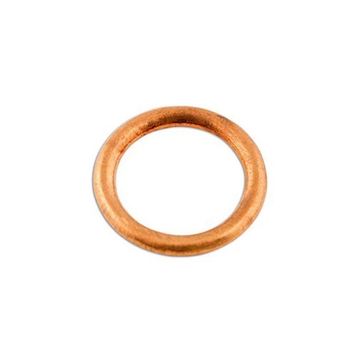  Copper drain gasket, 14 x 21 x 2 mm, C-shaped - TB00284 