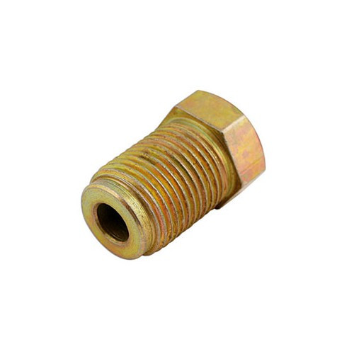 Raccord mâle 12 mm x 1 mm pour tuyau rigide 3/16" - TB00349