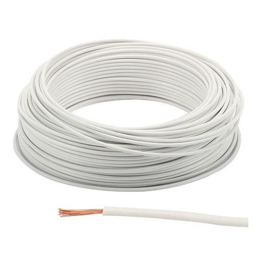  Filo speciale per autoveicoli - 1,5 mm2 - al metro - bianco - TB00365 