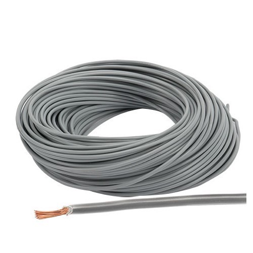  Filo elettrico speciale per automobile -1,5 mm² - al metro - grigio - TB00367 