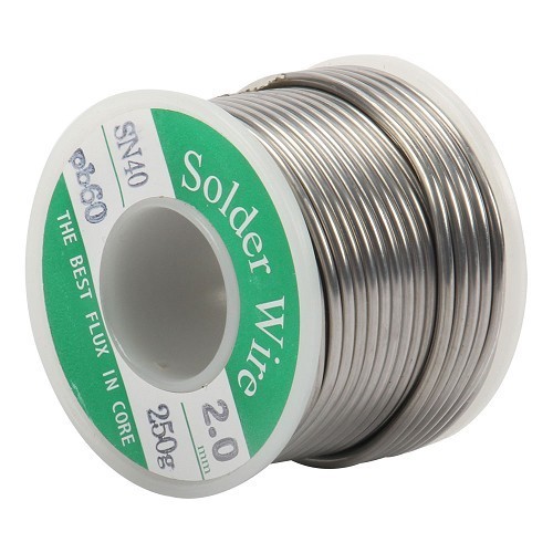 Tin draad spoel - 2 mm - 250 g