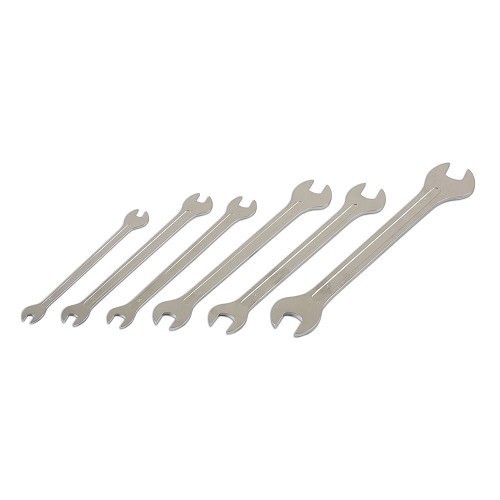 Ultra fine open-ended spanners - 6 pieces - TB00668