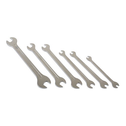Ultra fine open-ended spanners - 6 pieces