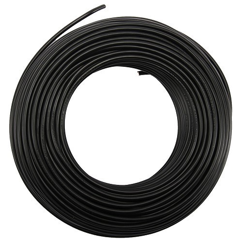 Electrical cable -6 mm2 - sold by the metre - black