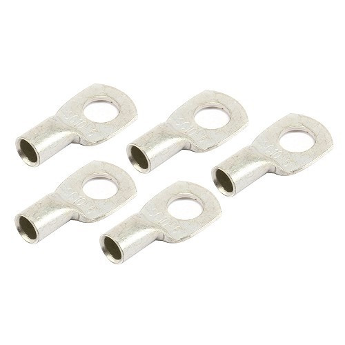  Cosses tubulaires non-isolées - 16 mm2 - M6 - 5 pièces - TB00729 