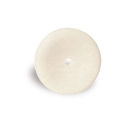 Spugna per lucidare con velcro - medio - bianco - Ø: 150 mm