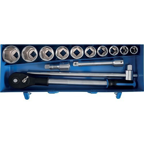  Socket set/extension bars/ratchet - 3/4 - TB00806 