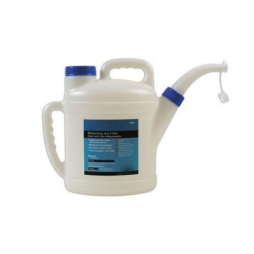 Jug with pouring spout compatible with corrosive liquids - 5 L - TB00936