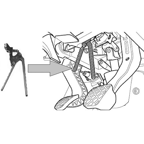  Brake cylinder rod separating pliers for VAG - TB01077 