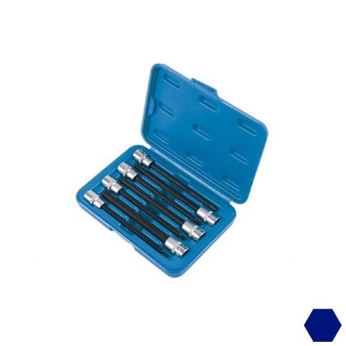 Pedaços hexagonais métricos - quadrado 3/8" - 7 peças - TB01093